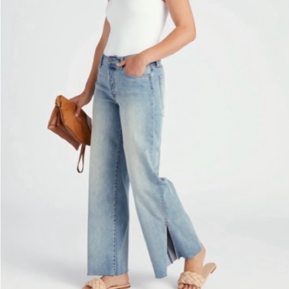 NWT Kut From the Kloth High Rise Wide Split Leg Jeans Pants